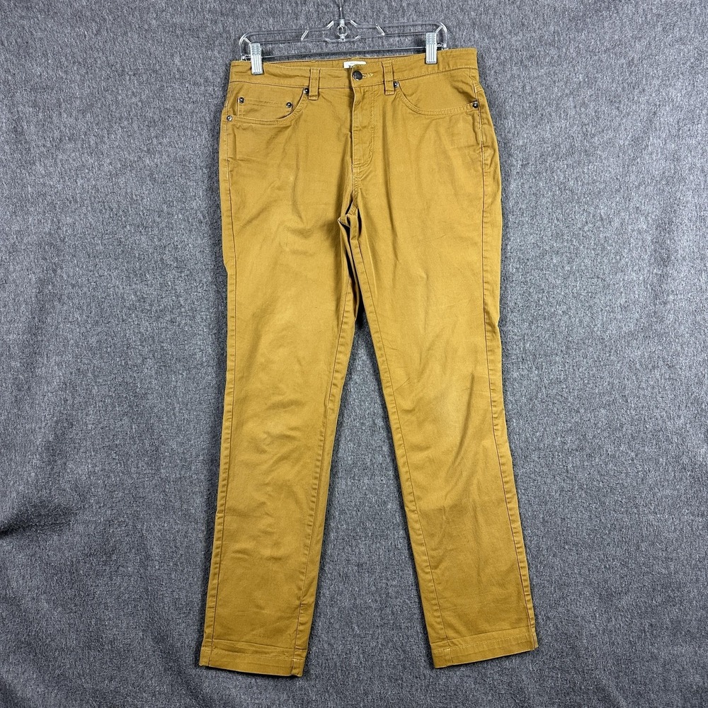 Bridge & Burn Pants Mens 33x32 Brown Organic Cotton Stretch Chino Casual